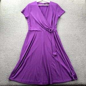 Ralph Lauren Purple Wrap Dress